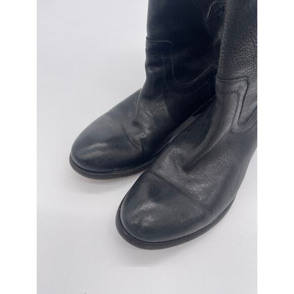 Black Frye Leather Womens Boots (SB9) - Picture 8 of 15